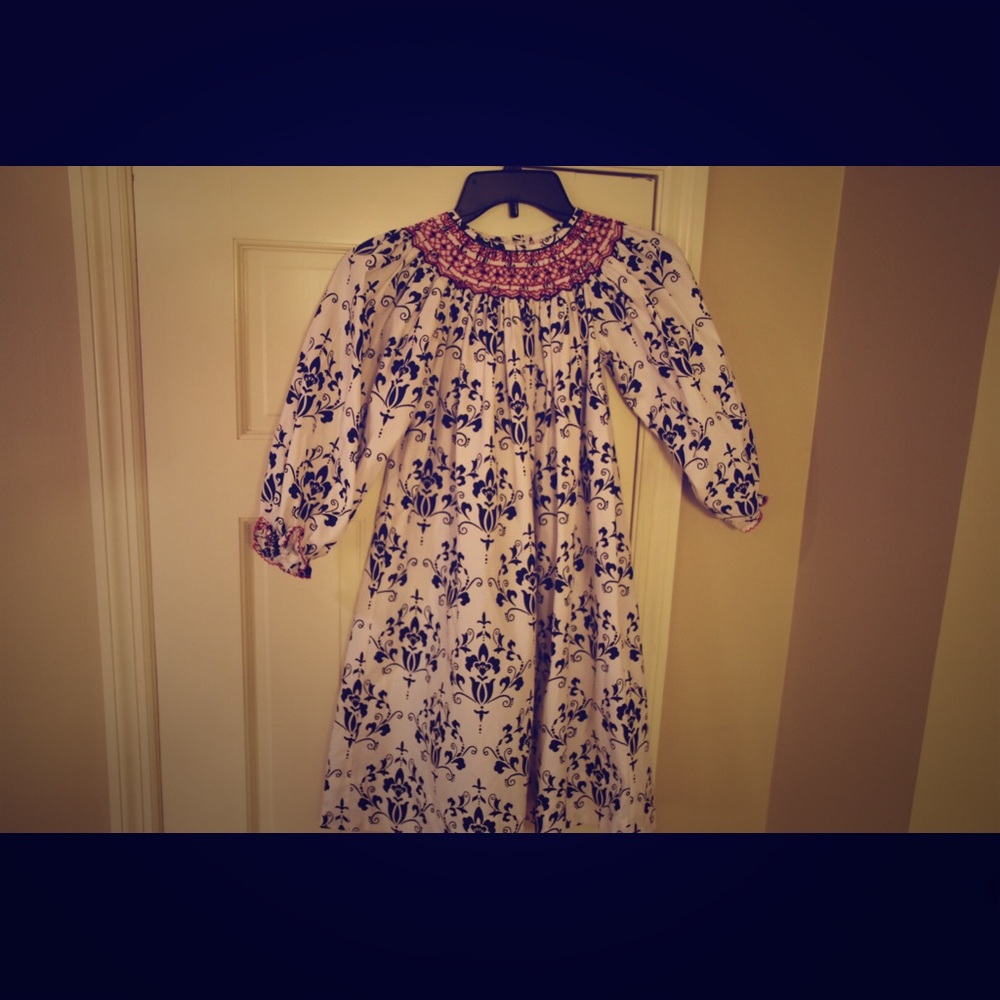 Smocked dress size 6x